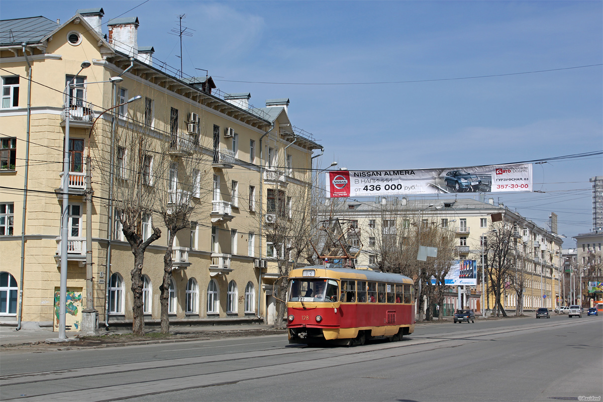 Екатеринбург, Tatra T3SU № 128