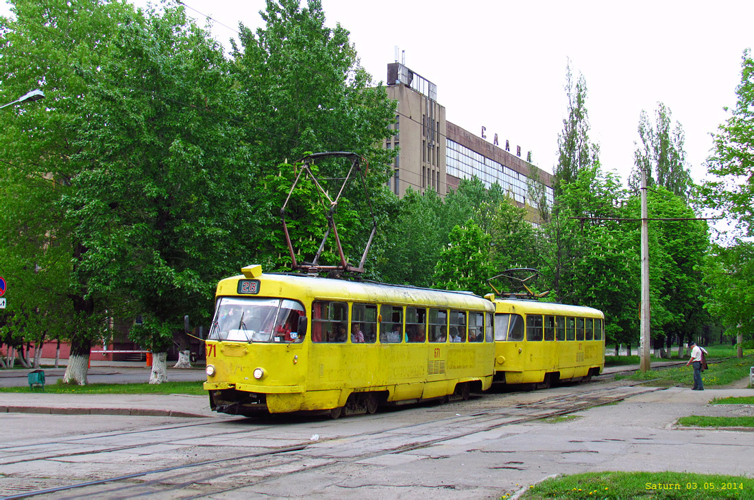 Харьков, Tatra T3SU № 671