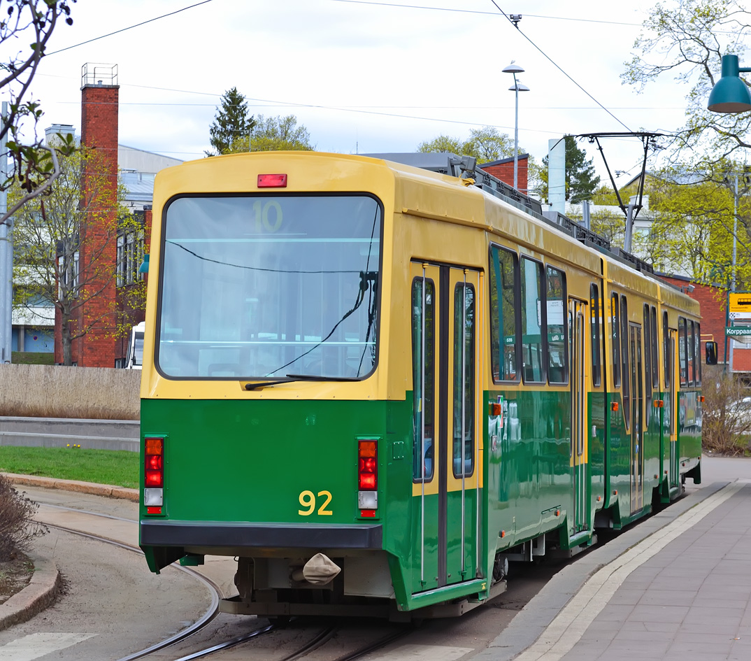 Хельсинки — Эспоо, Valmet MLNRV2 № 92