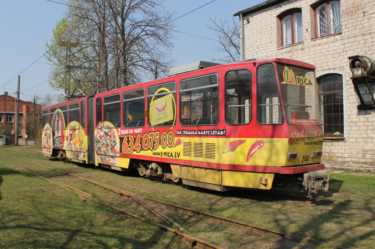 Лиепая, Tatra KT4D № 244
