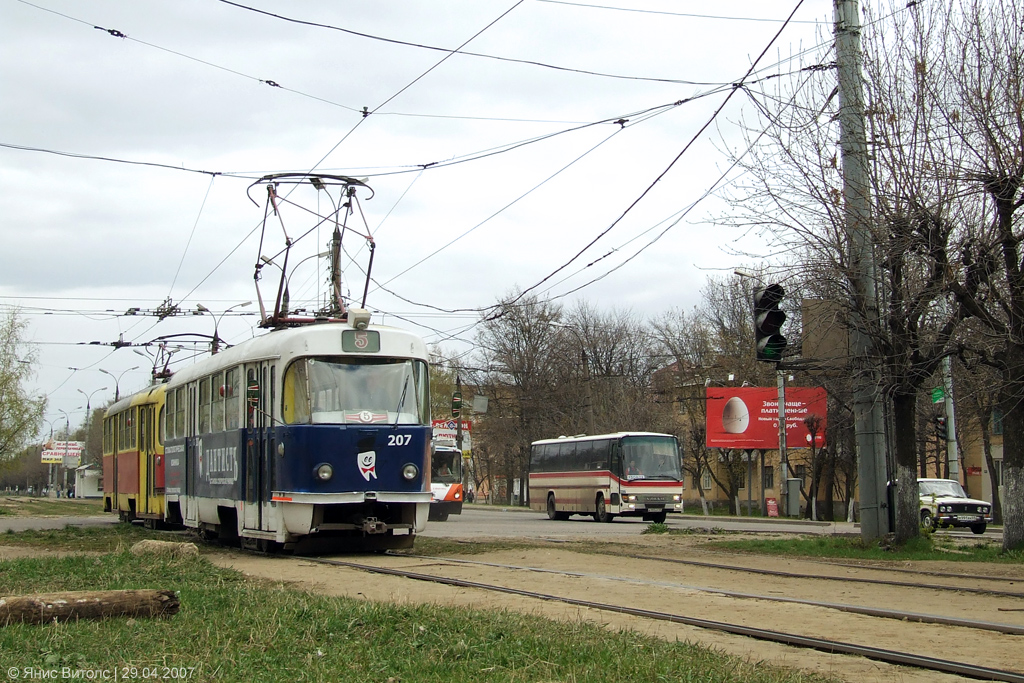 Тверь, Tatra T3SU № 207; Тверь — Трамвайные линии: Заволжский район