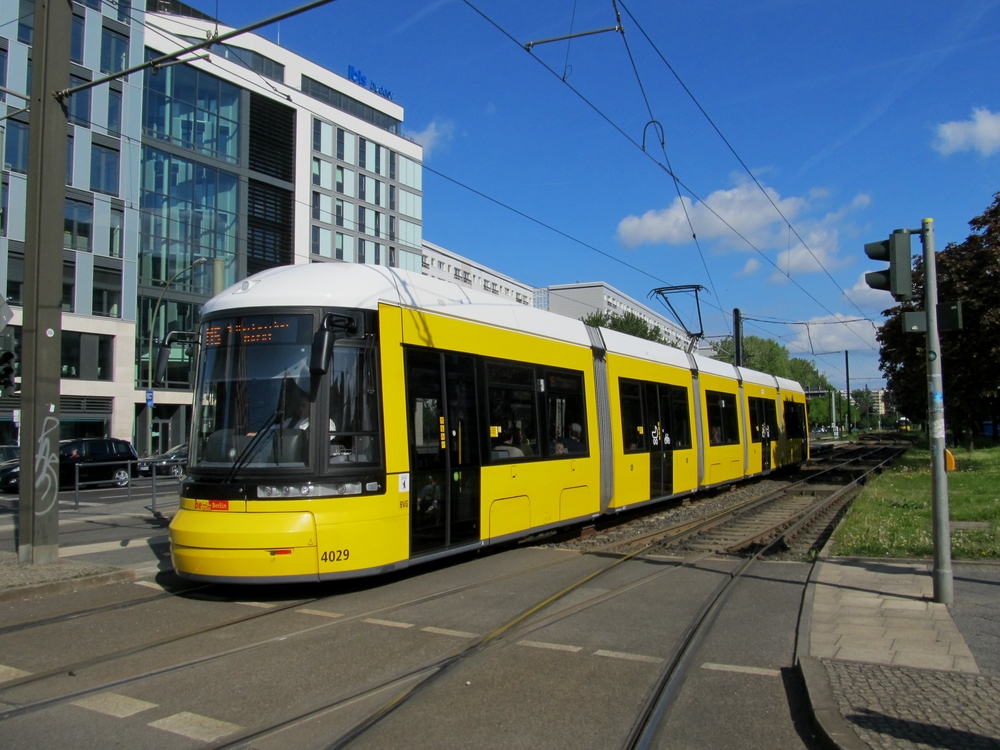 Берлин, Bombardier Flexity Berlin (GT6-08ZR/F6Z) № 4029
