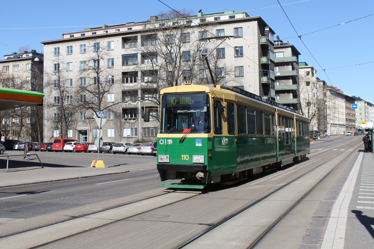 Хельсинки — Эспоо, Valmet MLNRV2 № 110