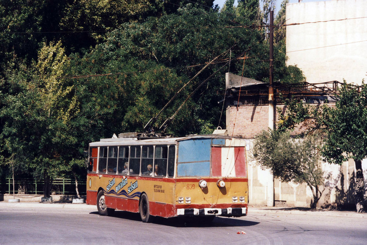 Баку, Škoda 14Tr89/6 № 839; Баку — Сентябрь 1999