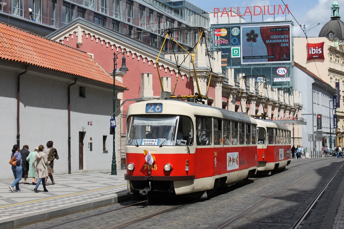 Prága, Tatra T3SUCS — 7145