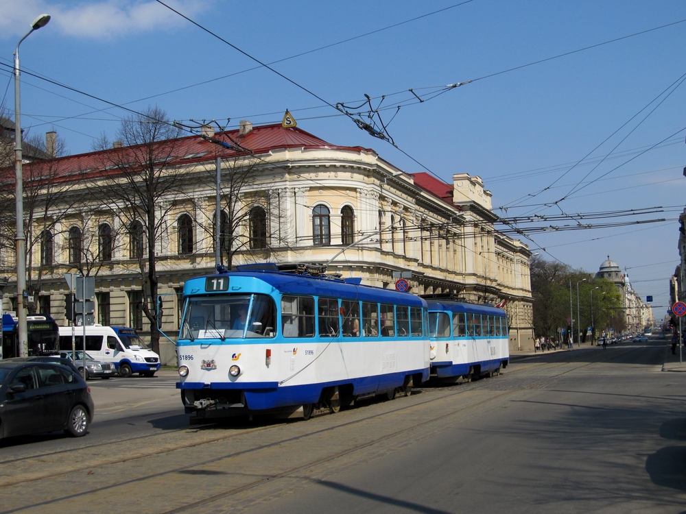 Рига, Tatra T3A № 51896