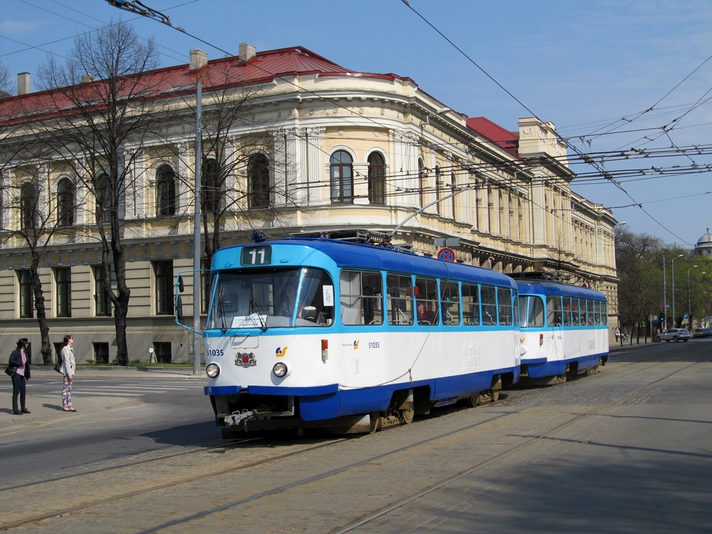 Рига, Tatra T3A № 51035