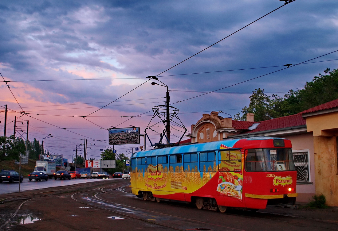 Одесса, Tatra T3R.P № 3302