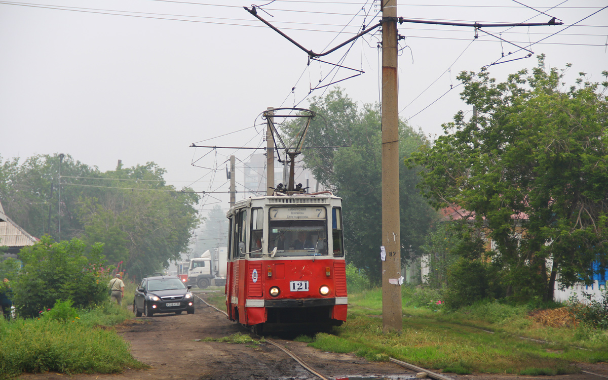 Омск, 71-605 (КТМ-5М3) № 121