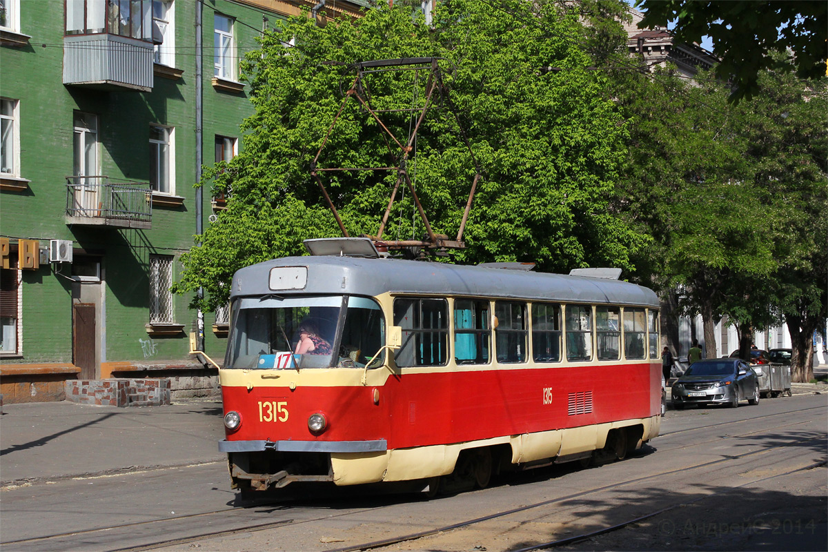 Днепр, Tatra T3SU № 1315