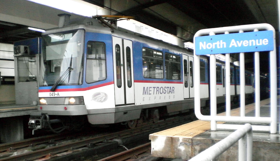 Манила, Tatra RT8D5M № 049; Манила — MRT-3 || Metrostar