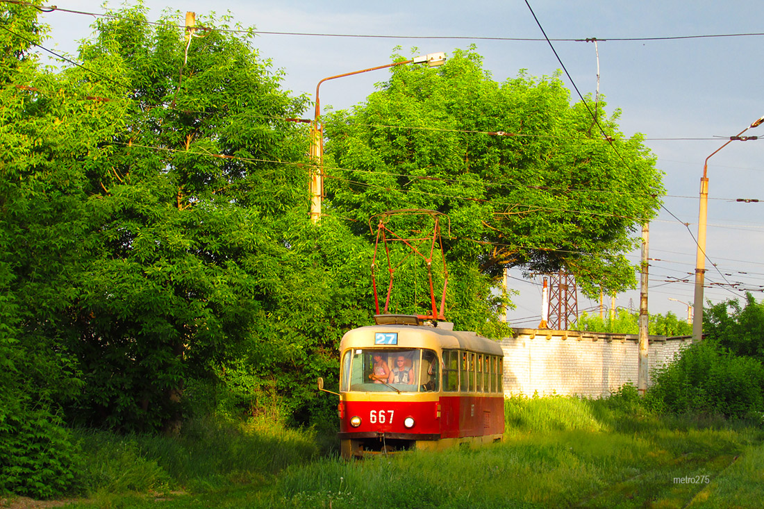 Харьков, Tatra T3SU № 667