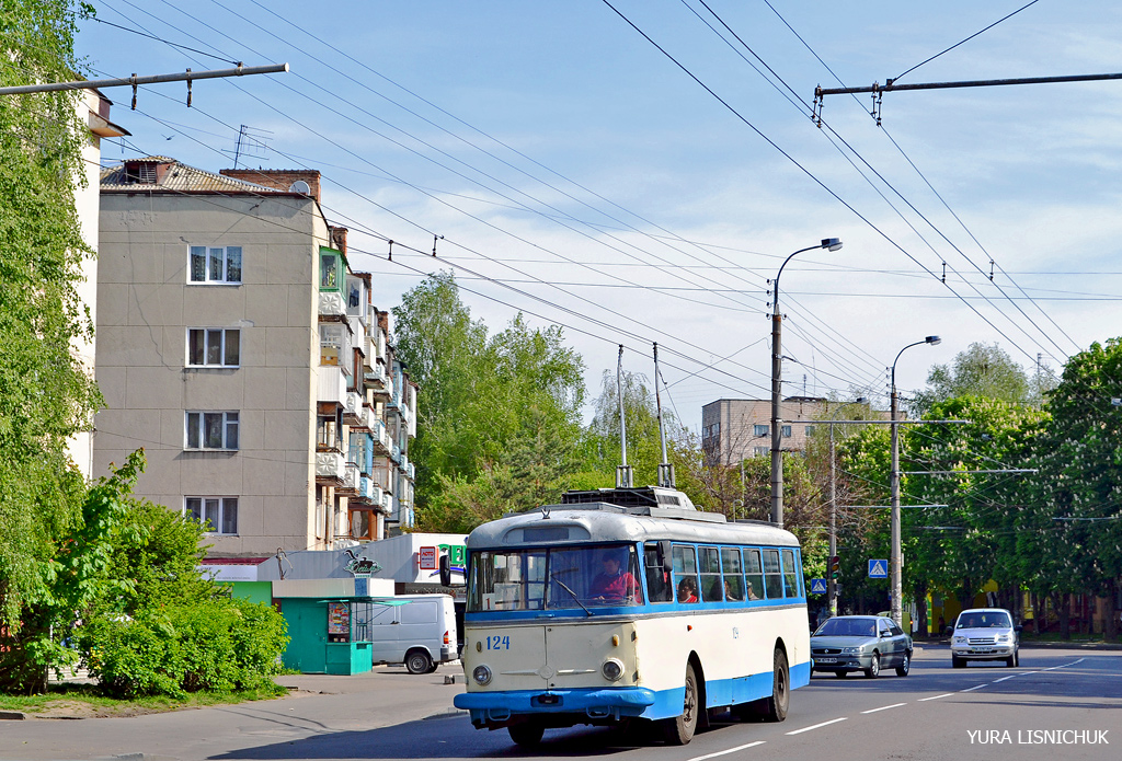 Ровно, Škoda 9TrHT28 № 124