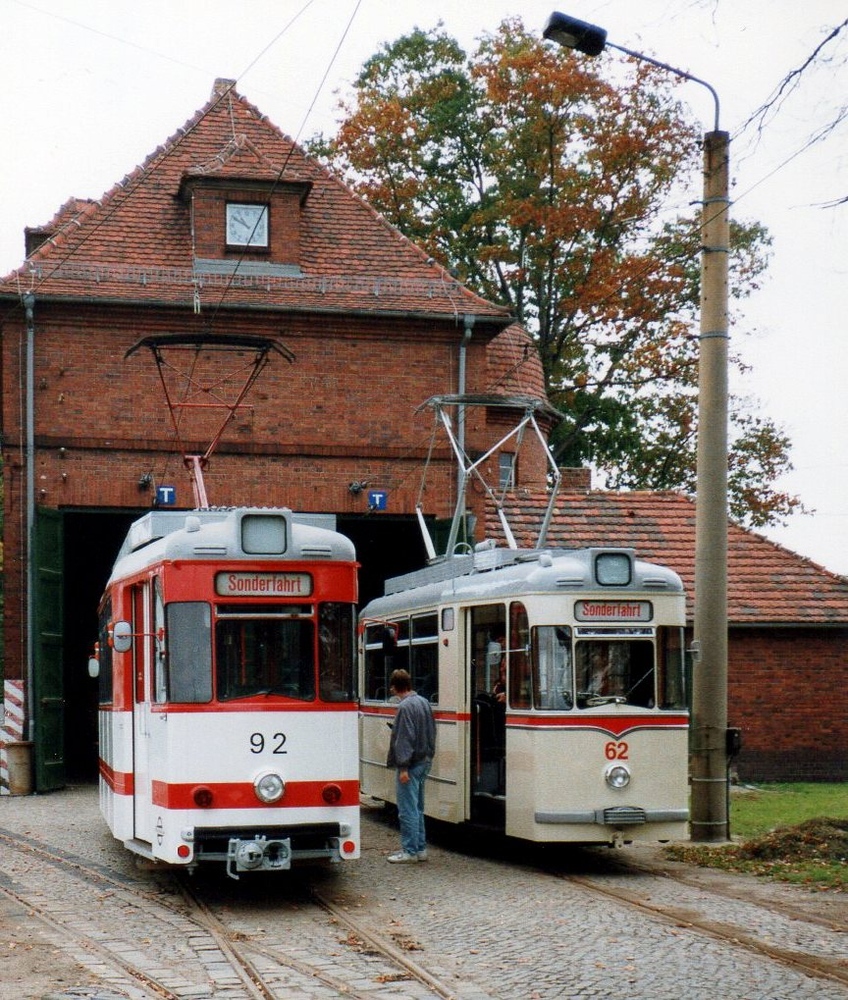 Котбус, Gotha T57 № 92; Котбус, Gotha T2-64 № 62