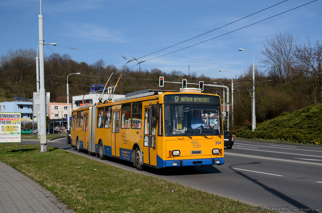 Zlín, Škoda 15Tr13/6M Nr. 354