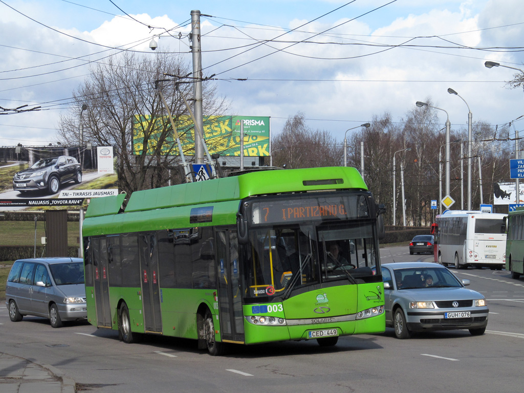 Каунас, Solaris Trollino III 12 AC № 003