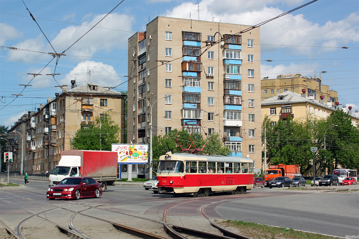 Yekaterinburg, Tatra T3SU (2-door) Br. 628