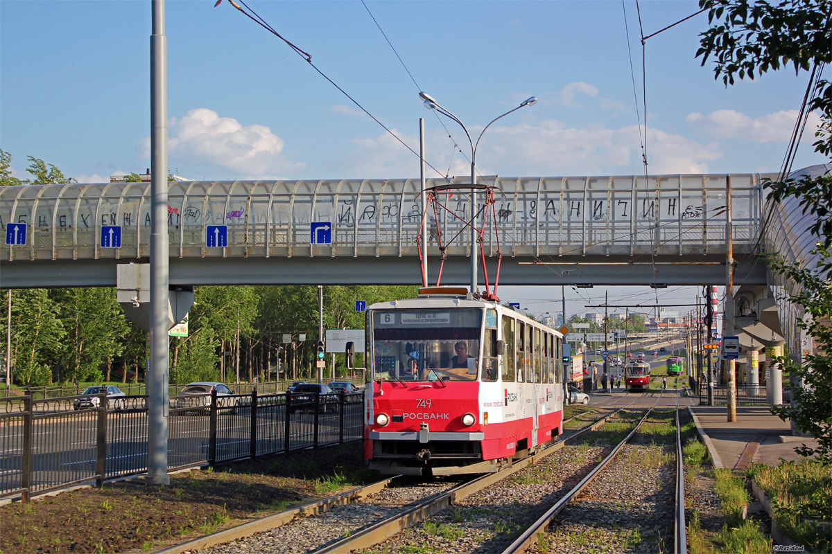 Екатеринбург, Tatra T6B5SU № 749