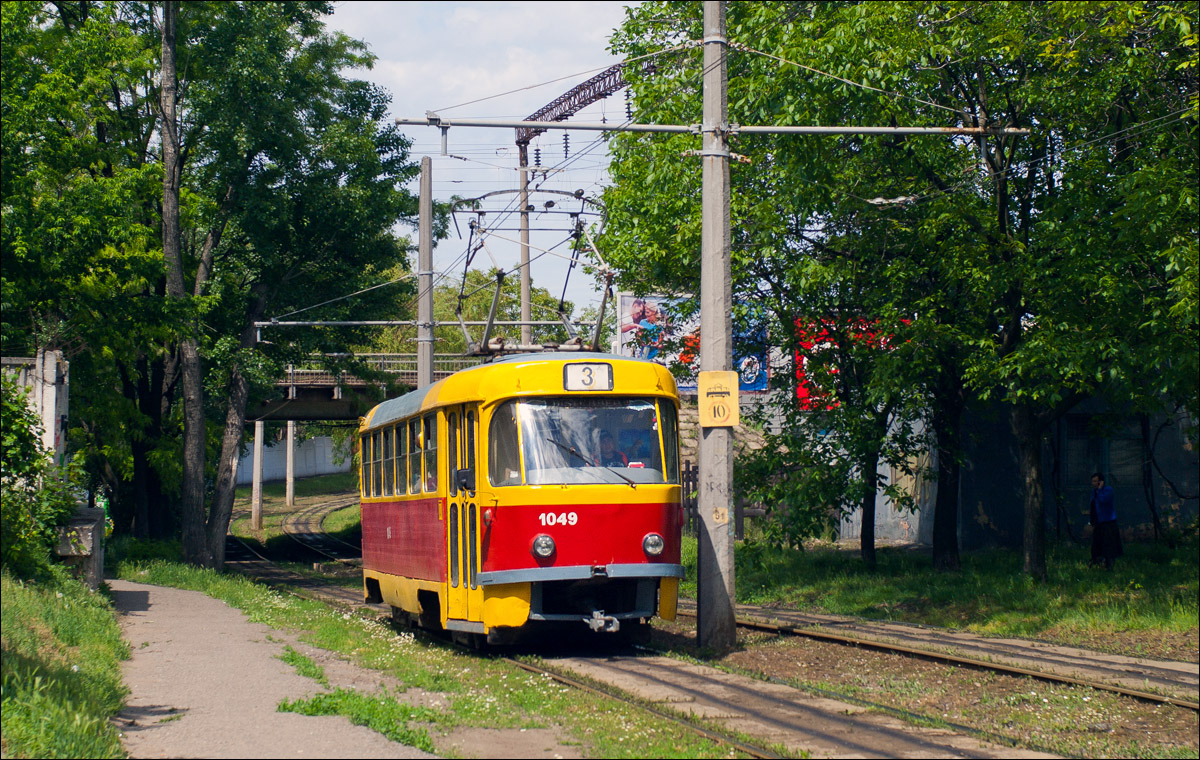 Одесса, Tatra T3SU (двухдверная) № 1049