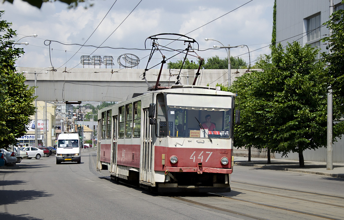 Запорожье, Tatra T6B5SU № 447