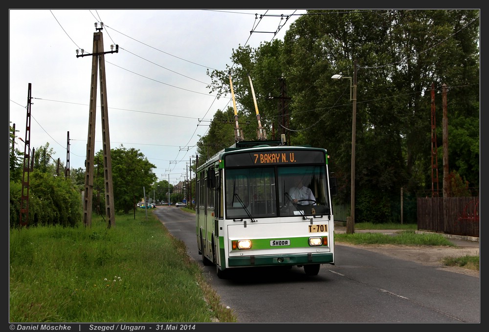 Сегед, Škoda 14Tr08/6 № T-701
