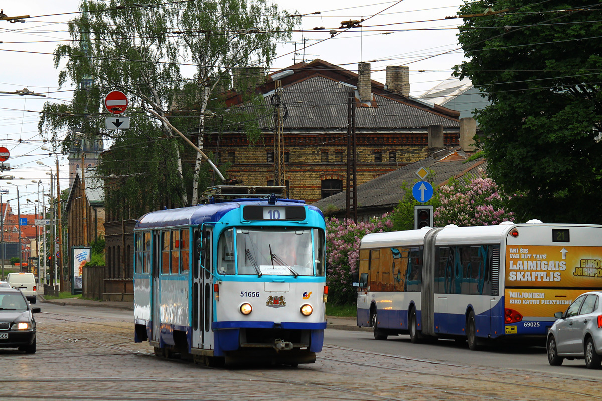 Рига, Tatra T3A № 51656