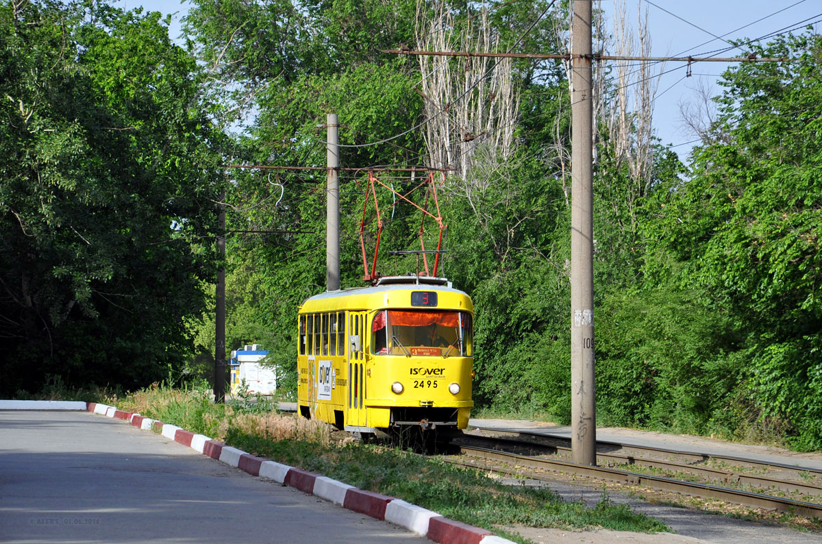 Volgograd, Tatra T3SU (2-door) N°. 2495