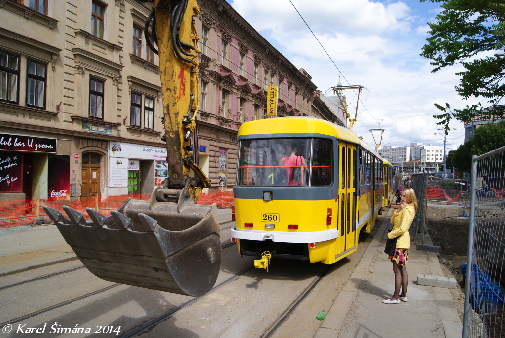 Пльзень, Tatra T3R.P № 260