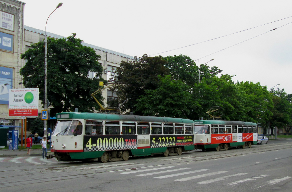 Владикавказ, Tatra T4DM № 5; Владикавказ, Tatra T4DM № 9