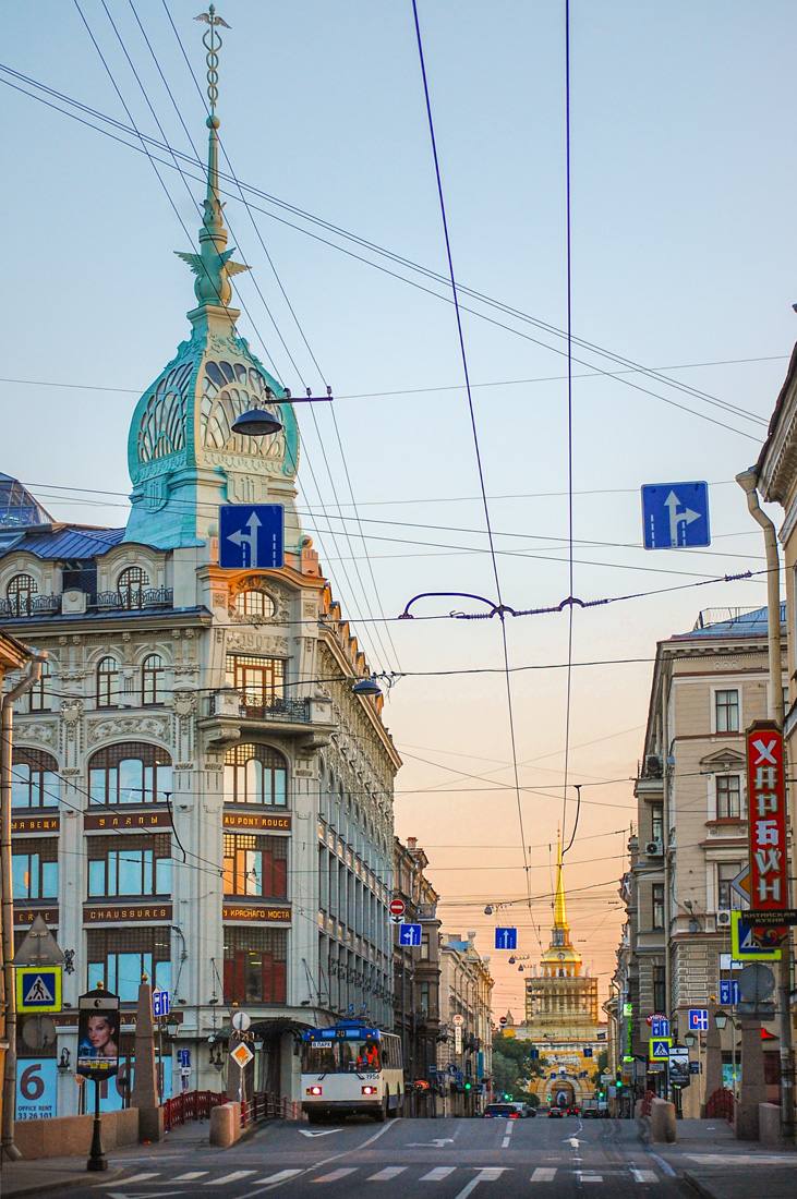 Санкт-Петербург, ЗиУ-682Г-012 [Г0А] № 1956; Санкт-Петербург — Троллейбусные линии и инфраструктура