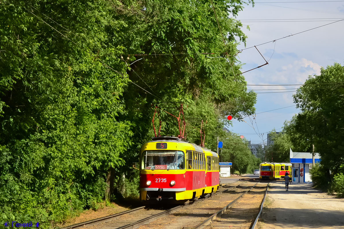Volgograd, Tatra T3SU č. 2735; Volgograd, Tatra T3SU č. 2736