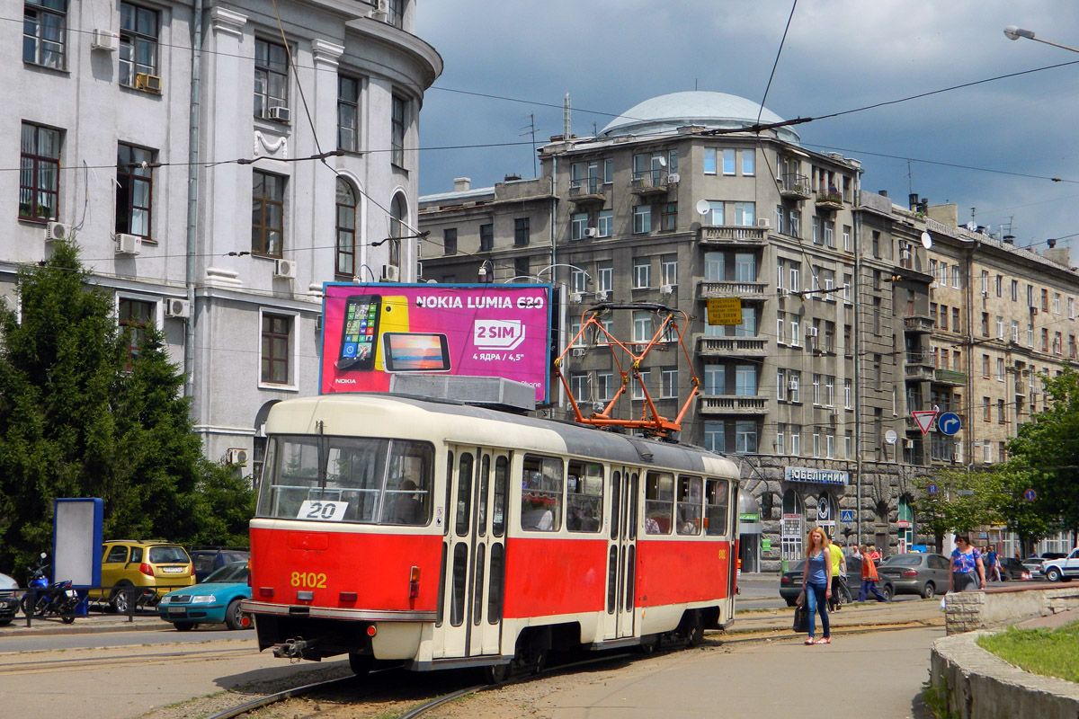 Харьков, Tatra T3M № 8102