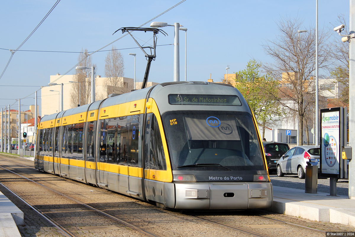 Порту, Bombardier Eurotram (Flexity Outlook) № MP018