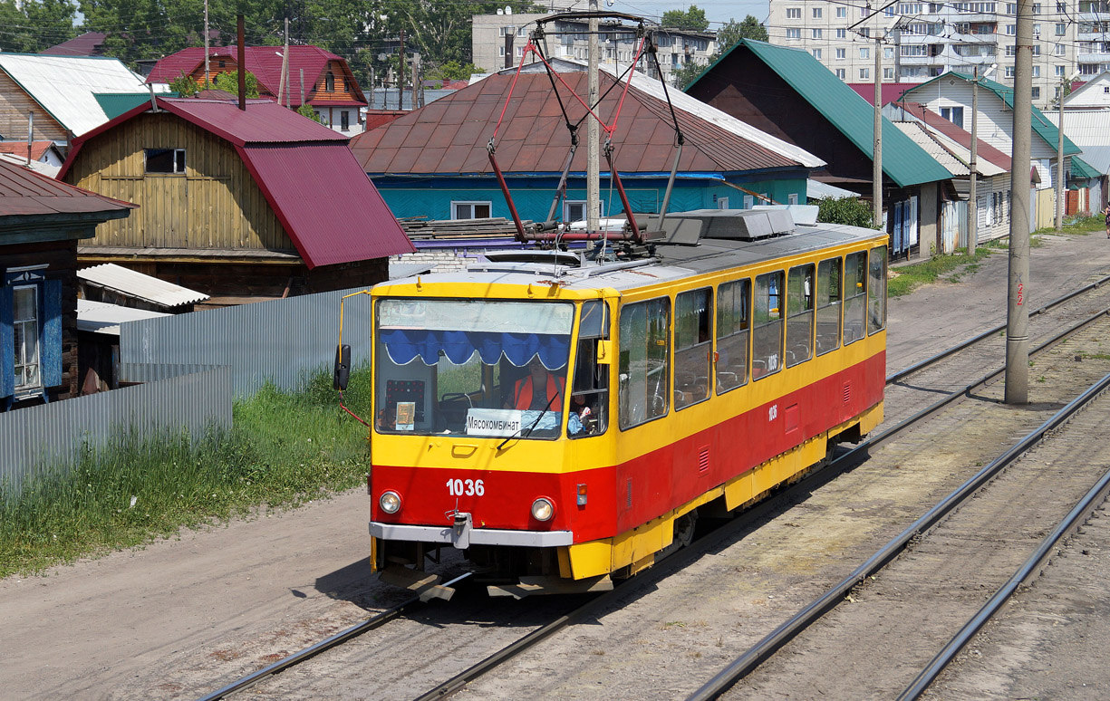 Барнаул, Tatra T6B5SU № 1036