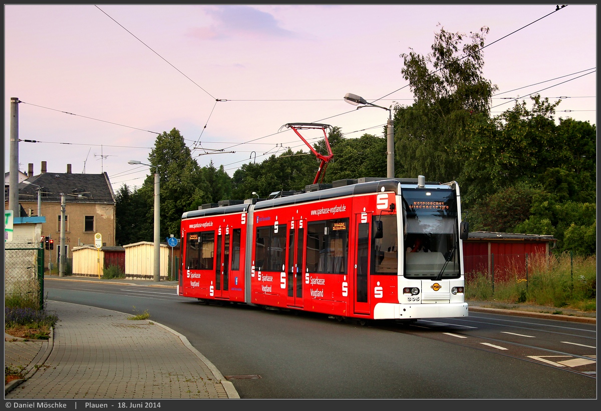 Плауэн, Bombardier NGT6 PSB № 305