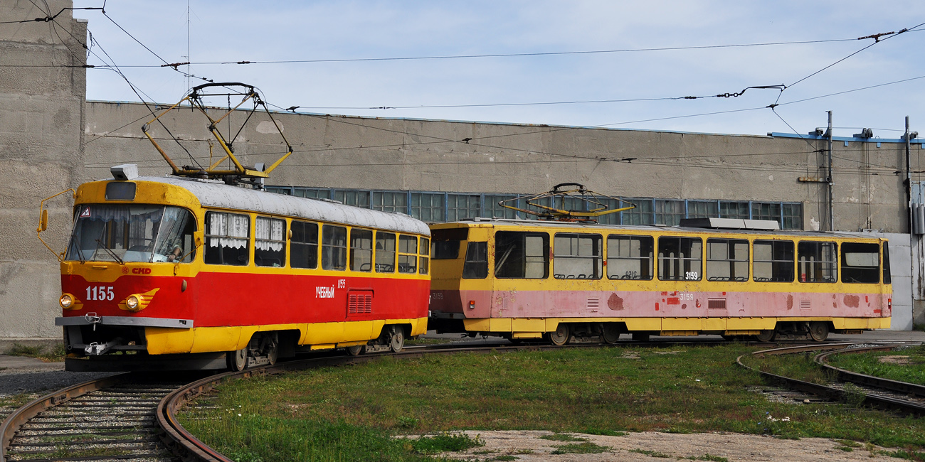 Барнаул, Tatra T3SU № 1155; Барнаул, Tatra T6B5SU № 3159
