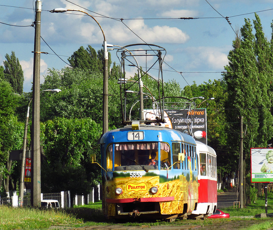 Киев, Tatra T3SU № 5858