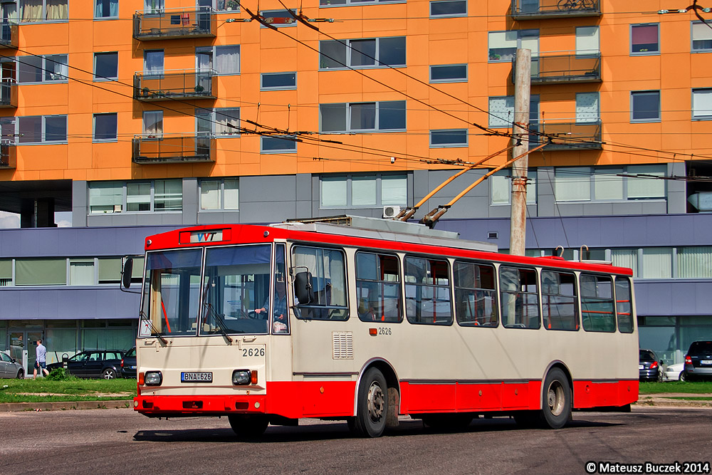 Вильнюс, Škoda 14Tr13/6 № 2626