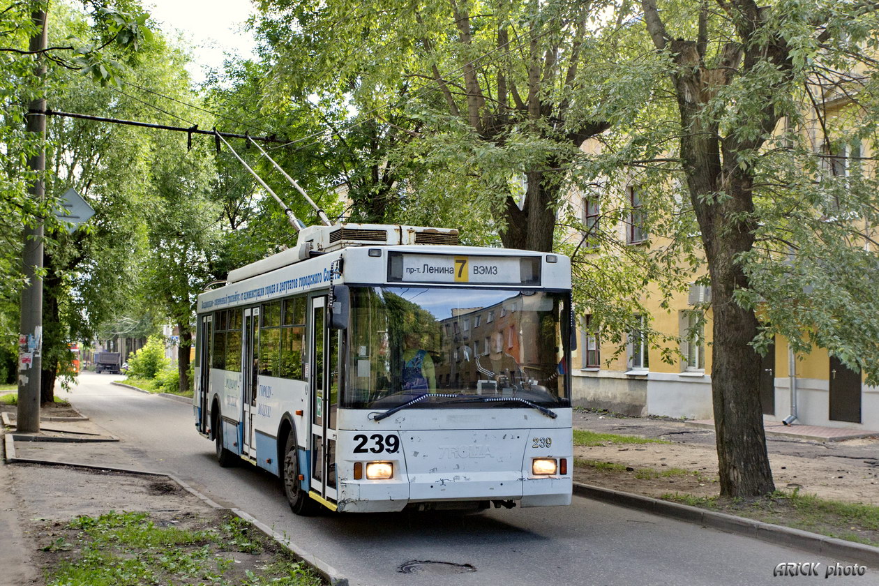 Владимир, Тролза-5275.05 «Оптима» № 239; Владимир — Закрытые троллейбусные линии