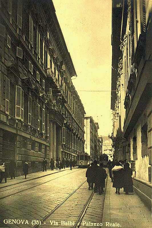 Genoa — Tramway and trolleybus — Old photos