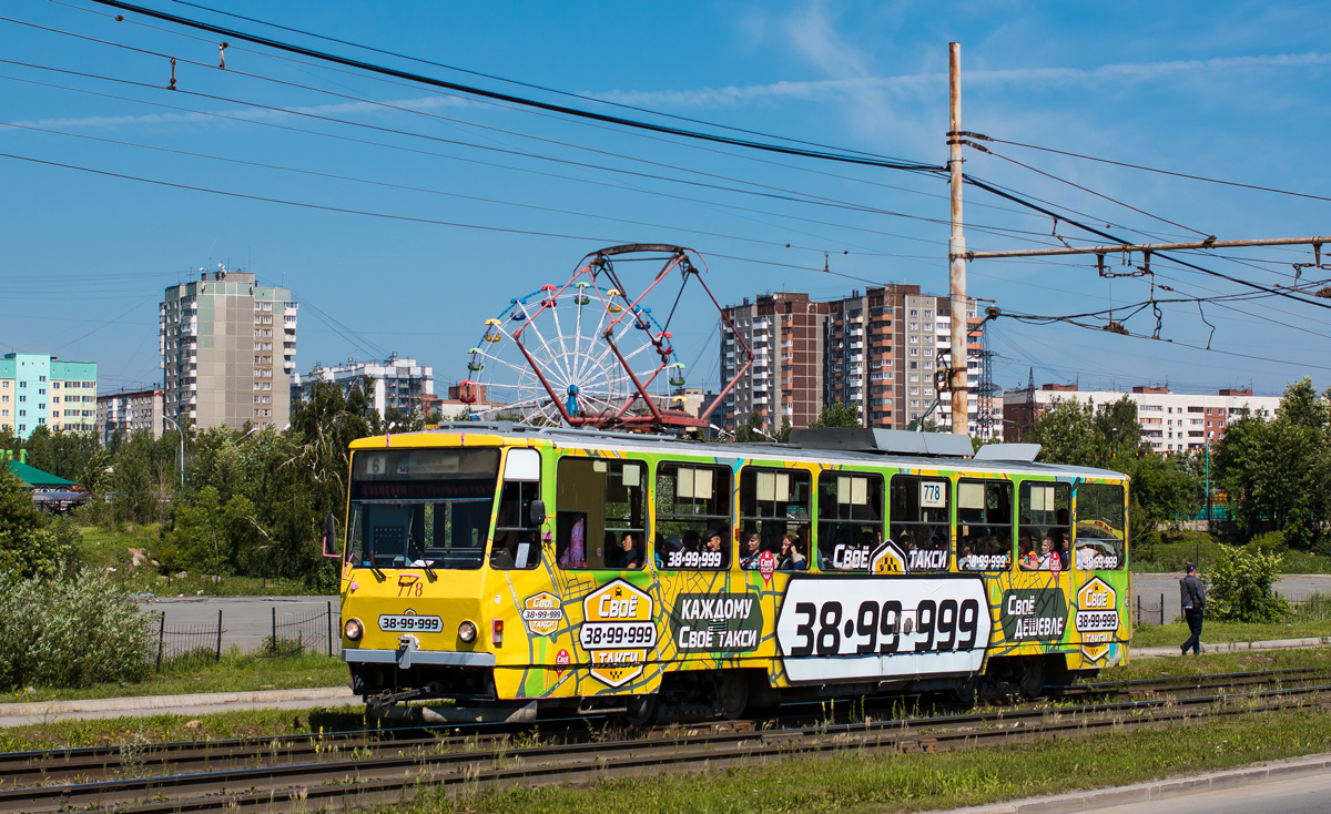 Екатеринбург, Tatra T6B5SU № 778
