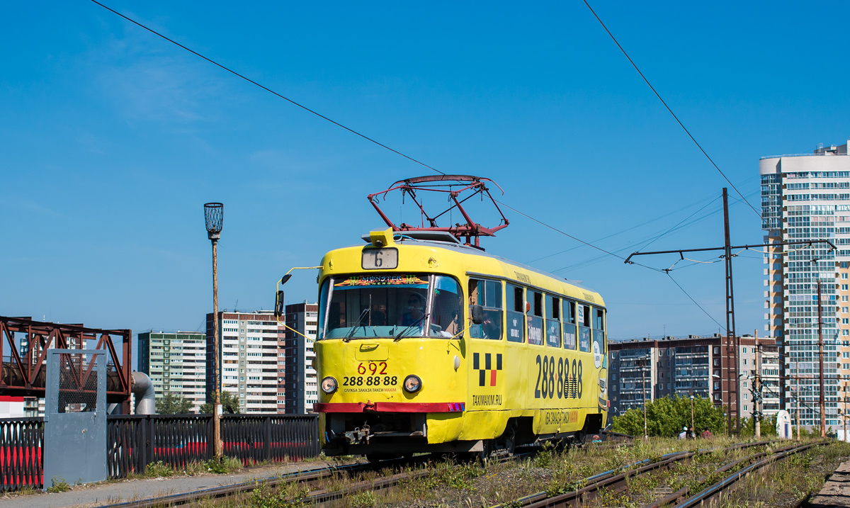 Екатеринбург, Tatra T3SU № 692