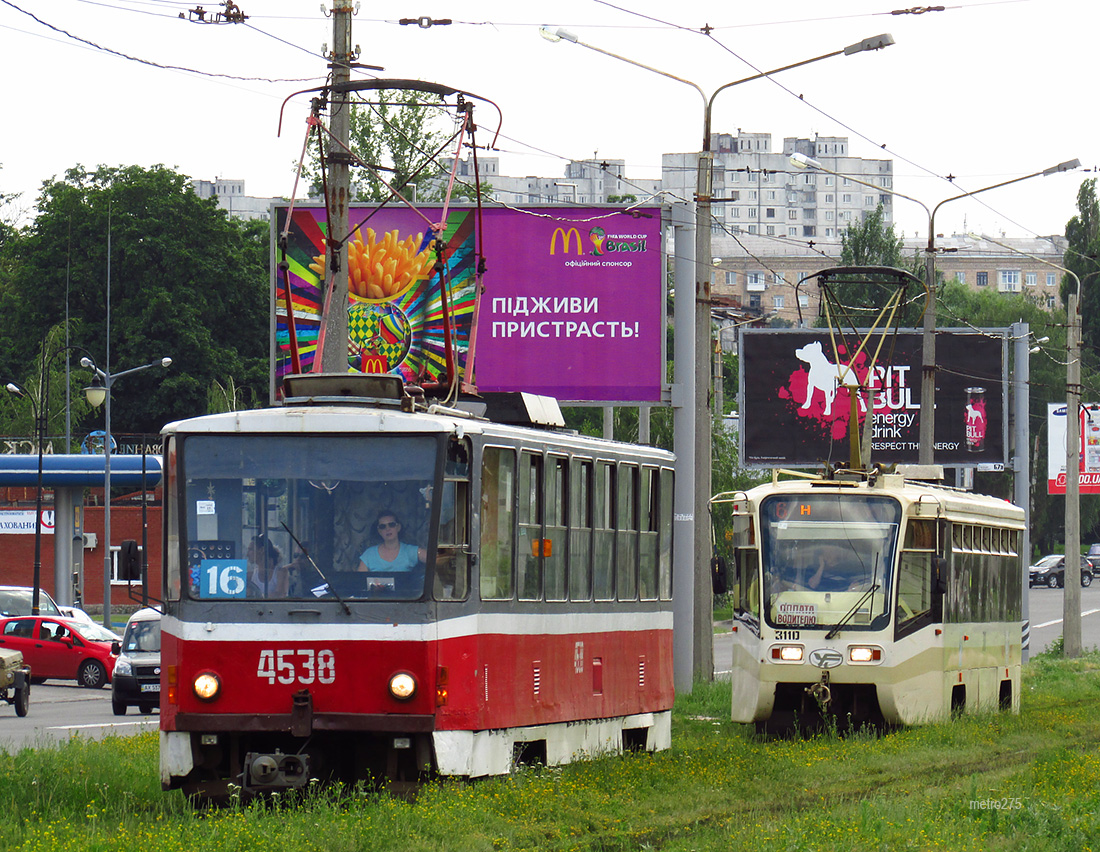 Харьков, Tatra T6B5SU № 4538