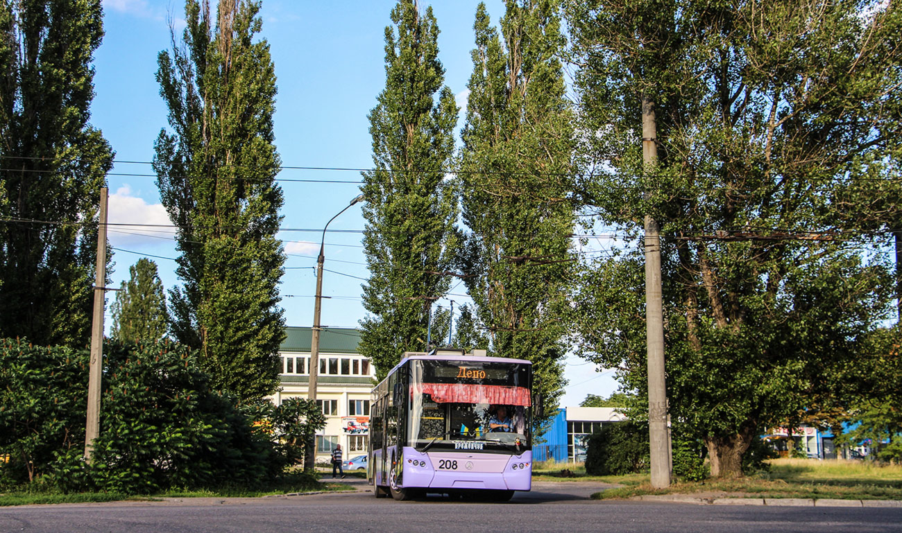 Кременчуг, LAZ E183A1 № 208 Кременчуг, LAZ E183A1 № 208