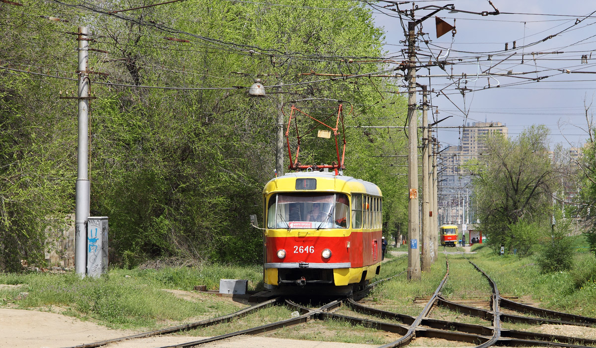 Волгоград, Tatra T3SU (двухдверная) № 2646