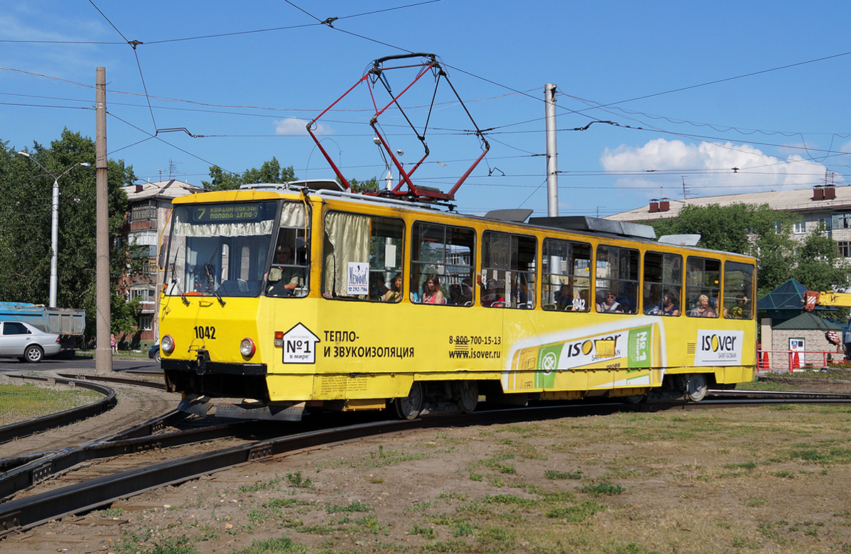 Барнаул, Tatra T6B5SU № 1042