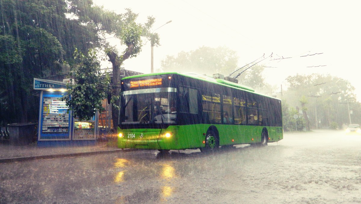 Харьков, ЛАЗ E183A1 № 2104