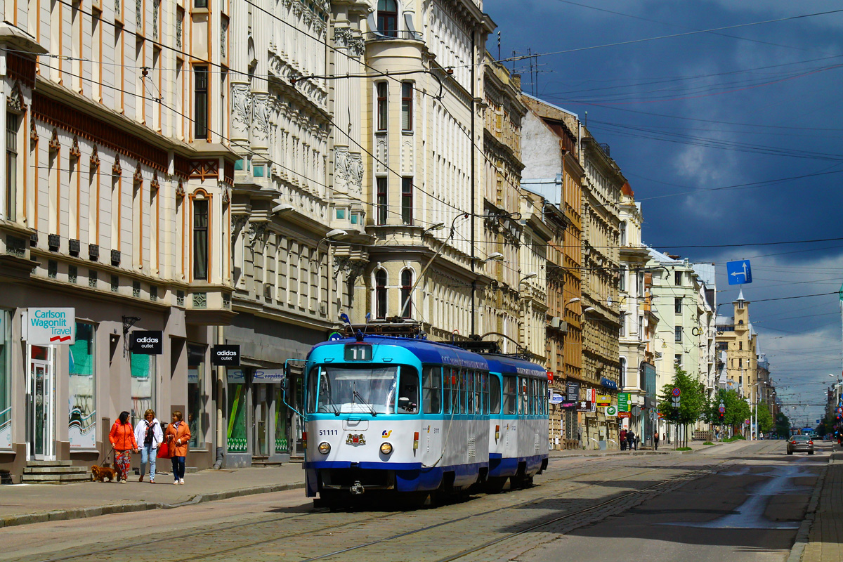 Рига, Tatra T3A № 51111