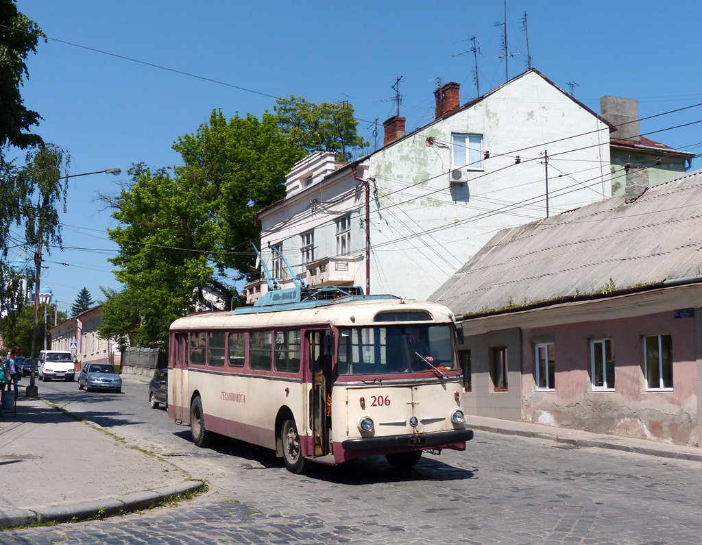 Черновцы, Škoda 9TrH25 № 206