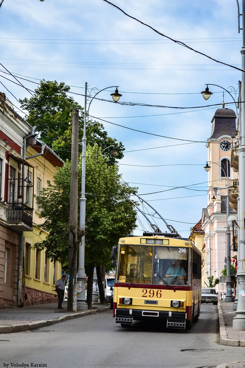 Черновцы, Škoda 14Tr89/6 № 296